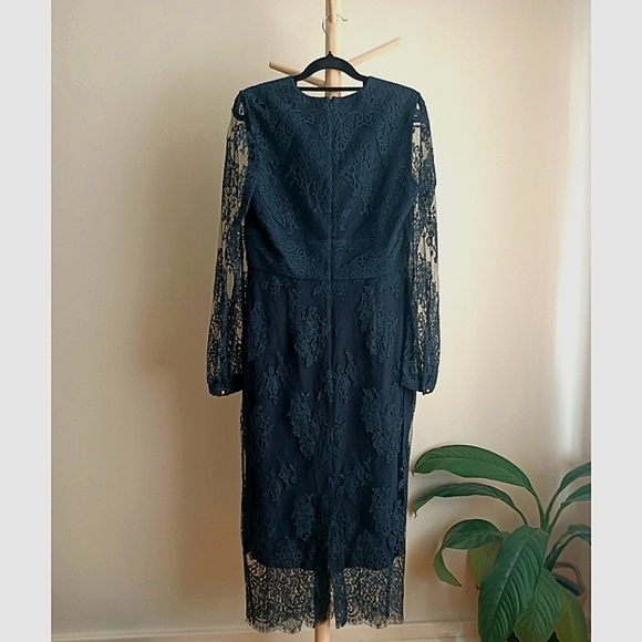 ZIMMERMANN Esplanade silk maxi dress french navy NWT *SIZE 10* - Picture 3 of 6